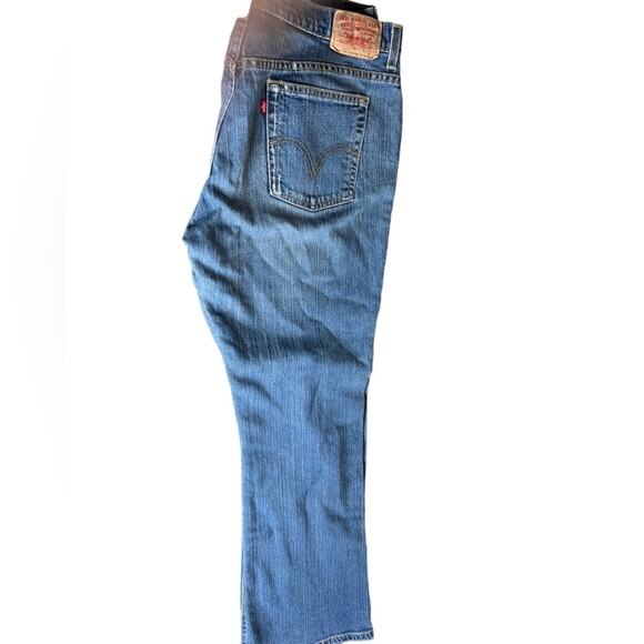 Levi Strauss NouveaU 515 M Boot Cut Jeans Denim Size 14M Woman's Straight Leg Bo - Picture 4 of 11